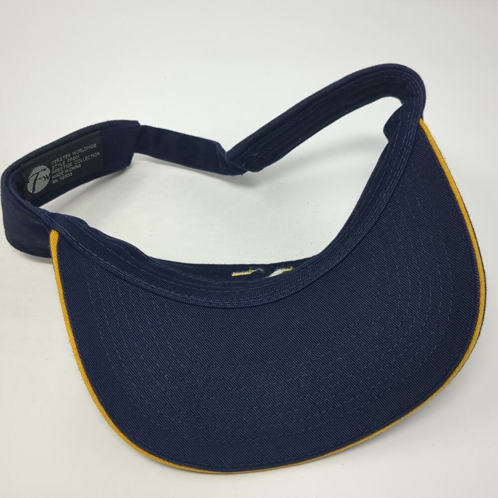 Fersten Worldwide Strapback Visor Hat Solid Blue … - image 7